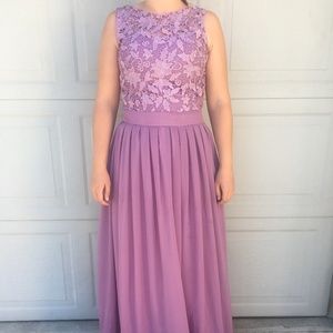 Purple Long Dress Medium